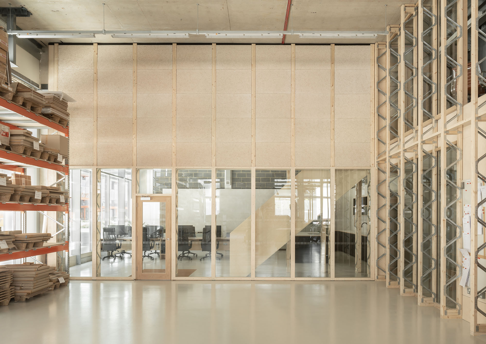 Erbar Mattes Architects Plykea workshop production space Here East London