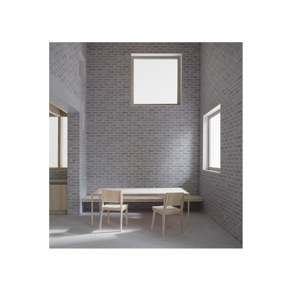 Erbar Mattes Architects Crouch End house London model dining room