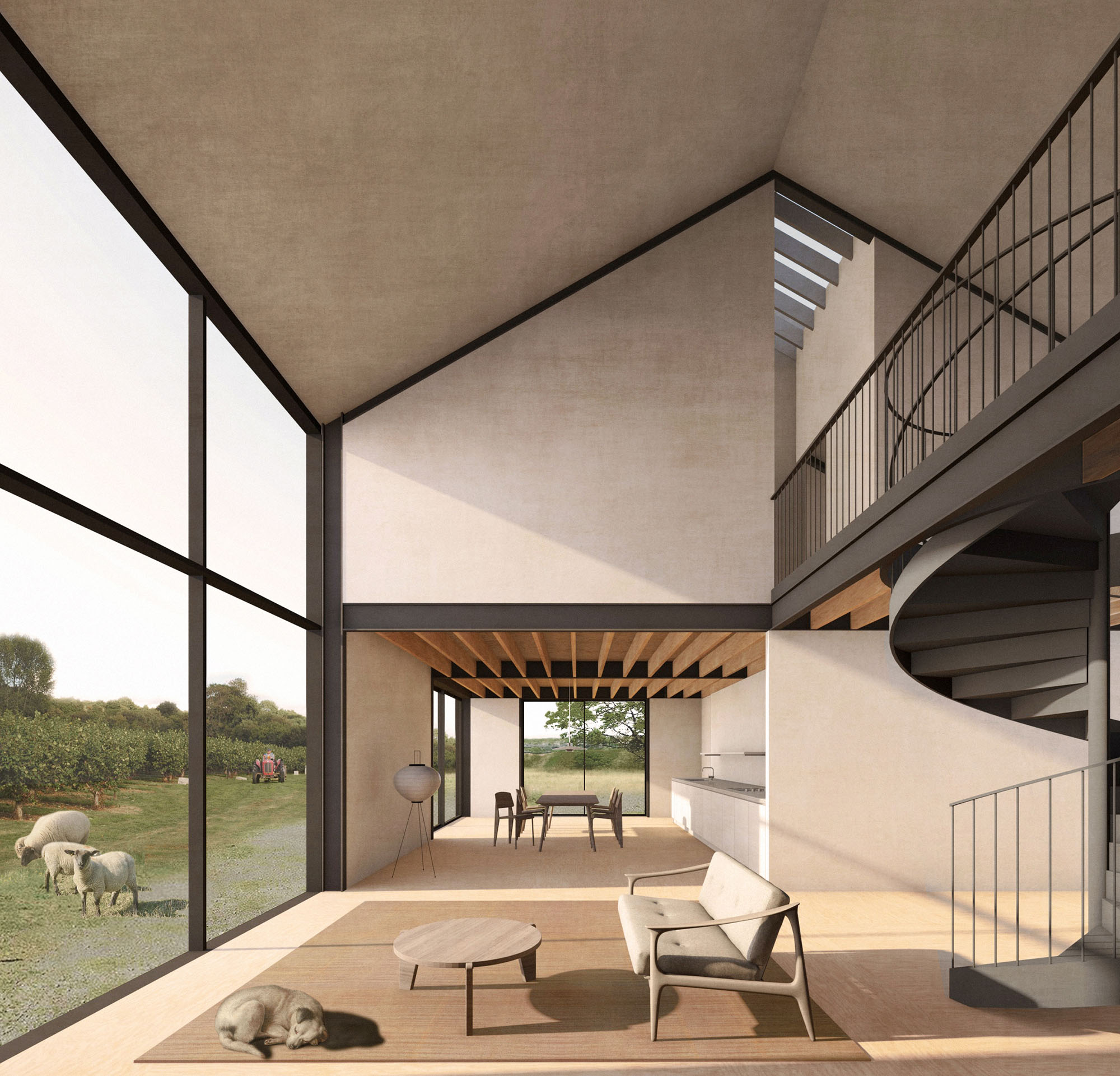 Erbar Mattes Architects Barn to guest house conversion Kent